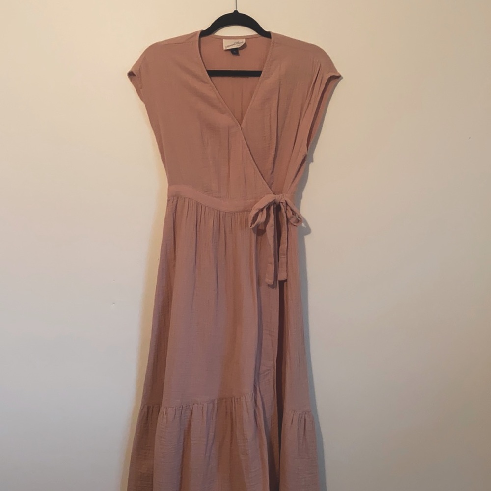 Universal Thread Light Pink Wrap Dress
